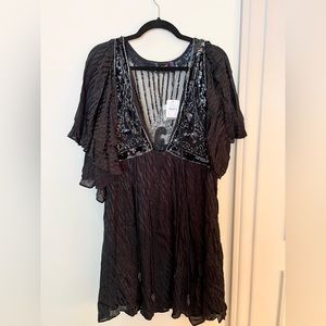 Free People L Tags On Black Formal Dresss
